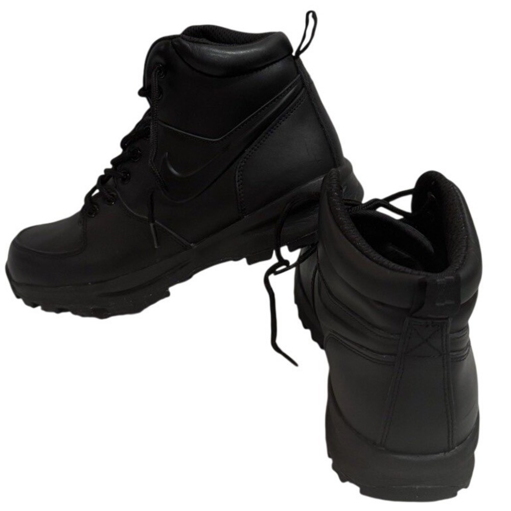 Nike Manoa Leather Boots – Black – Men's Size 8.5 – Style 454350-003